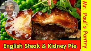 Place the cooked meat mixture into a pie dish. English Steak Kidney Pie Youtube