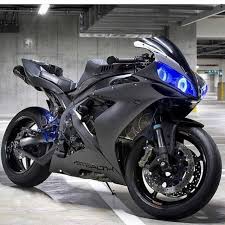 Black And Blue Motorcycle Pin By Ndlovukazi Wacho On Bikes Yamaha Bikes Motorcycle Bike Yamaha Motorcycles
