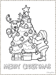 Coloring pages are so much fun and can be very useful. Christmas Tree Coloring Pages With Santa Free Printable For Kids Tree Coloring Pages Christmas Tree Coloring Pages Christmas Coloring Sheets
