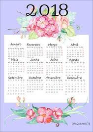 Calendário 2018 Com Feriados Para Imprimir Novos Calendarios 2018 Para Baixar Planejadores Ideias Ideias Criativas
