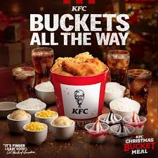 Kfc Christmas Bucket Meal 2019 Available In A Bucket Of 6 And 8 In 2020 Kfc Chicken Kfc Kentucky Fried Chicken Menu