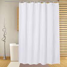 Highland cow shower curtain waterproof bath curtains with 12 hooks 72/78 inch. Amazon Com White Shower Curtain Liner 72 X 78 Inches Water Repellent Fabric Shower Curtains For Bathroom Machine Washable Furniture Decor
