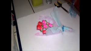 Ngam ngam lah lebih kurang 1 liter kan. Cara Membuat Coklat Bucket Mawar Youtube