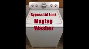 Maytag Washer Lid Lock Bypass Washer Lid Lock Repair Aae Your Clothes Stuck In Washer Youtube