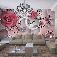 beibehang ورق حائط بنمط وردي ثلاثي الأبعاد ورق حائط مخصص للأريكة وغرفة المعيشة custom wallpaper personalized custom wallpapertv wallpaper aliexpress