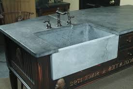 It looked kind of like oatmeal had been dumped in the sink and not rinsed. Block Sinks Bucks County Soapstone Company Inc