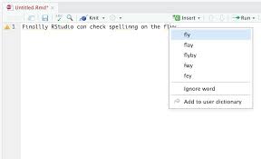 Spell Check In Rstudio Stack Overflow