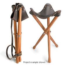 Lee Valley Tools Campaign Furniture Leather Stool Diy Stool Woodworking Plans