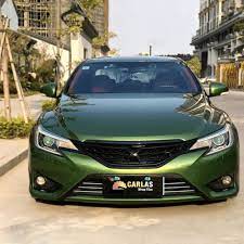 Toyota Mark X Emerald Vinyl Wrapped Toyota Mark Super Luxury Cars Toyota Mark X Cars