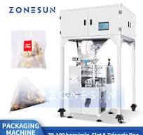 ZONESUN ZS-SJB90 VFFS Pyramid & Flat Tea Bag Packaging Machine