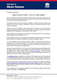 A nurse triage service, healthdirect, is available in all other states. Nsw Health On Twitter Public Health Alert Stay At Home Order Anyone Travelling To Nsw Who Has Been In Victoria After 4pm Today Thursday Must Follow The Stay At Home Measures That Will