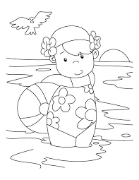 When your child becomes familiar with swimming pool and activities like diving associated with it, he may not find it scary anymore to take the plunge. Girl Swimmer Coloring Page Coloring Home