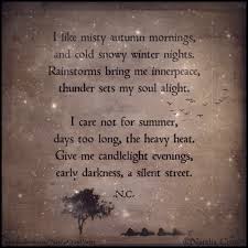 I Like Misty Autumn Mornings Autumn Quotes Autumn Poetry Poems