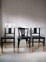 Conjunto De 6 Sillas Anciennes Depareillees Vintage Cocina Bistrot Relookees Dans Le Meme Furniture Rehab Furniture Refurbished Furniture