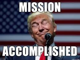 Mission accomplished is a catchphrase that stems from the infamous banner sign displayed in the background during former president george w. Mission Accomplished Imgur