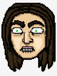 Male (with a fancy ponytail) eye color. Hotline Miami Sprite Of Myself Part Illustration Hd Png Download 1200x1200 1982068 Pngfind