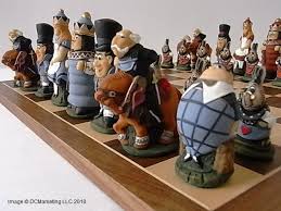 Alice In Wonderland Hand Painted Theme Chess Set Themed Chess Sets Chess Set Chess Board A wide variety of ceramic chess set options are available to you, such as wooden, plastic, and metal.