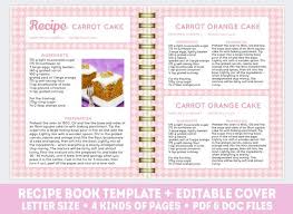 Ich habe eine schöne vorlage in word erstellt nur leider geht bei jedem neuen rezept irgendwas kaputt oder ich muss alles nachträglich wieder anpassen. Rosa Kochbuch Vorlage Pdf Doc Personalisierte Editierbare Etsy