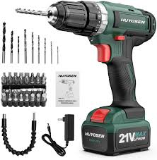 Black And Decker Hammer Drill Manual Huyosen Cordless Drill Driver 21v Max 2 1ah Electric Screwdriver 23 1 1 1 Torque Setting Cordless In 2020 Drill Set Battery Powered Drill Cordless Drill