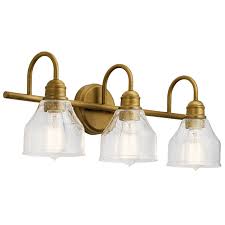 Maybe you would like to learn more about one of these? Kichler 45973nbr Natural Brass Avery 3 Light 24 Wide Bathroom Vanity Light Lightingdirect Com