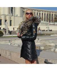 Satisfait ou remboursé paiement sécurisé retour offert. Doudoune Femme Cuir Longue Esteban Col Fourrure De Renard Argente Nos Doudounes En Cuir Pour Femmes Sont Issues De Notre Colle