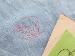 See more ideas about drawings, flower drawing, embroidery patterns. How To Transfer Embroidery Patterns Onto Dark Fabric My Poppet Makes