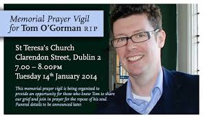 Memorial Prayer Vigil for Tom O'Gorman
