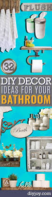 Simple diy bathroom ideas such as this one add extra storage for one of the smallest but most used rooms in your home. 33 Diy Decor Ideas For The Bathroom