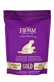 The canine gold standard for puppies. Fromm Gold Grain Inclusive Small Breed Adult Dry Dog Food