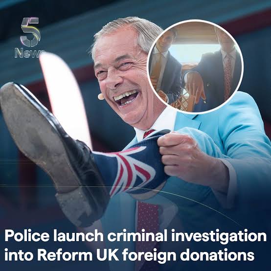 Reform says it will fully co-operate with police. The Metropolitan Police said it has launched a criminal investigation into allegations made in a undercover news sting that Reform UK breached foreig
