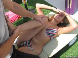 Relaxed Bikini Girl Isis Taylor Gets Her Oiled Smooth Pussy Drilled After  Massage  DefineBabe.com