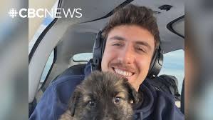 Volunteer pilot flies 2-day mission to save 6 puppies from dump