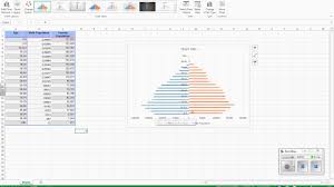 How To Make A Population Pyramid In Excel