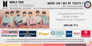Front tickets cost around $2,000 dollars a person the last time i checked. Bts Franceá´®á´± On Twitter Info Concert What Doed Incluse Vip Tickets 1 Standing Vip Ticket A Entrance Gate Dedicated An Early Entry A Vip Strap On