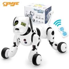 Cymye Robot Dog Electronic Pet Intelligent Dog Robot Toy 2 4g Smart Wireless Talking Remote Control In 2020 Robot Toy Toy Puppies Interactive Toys
