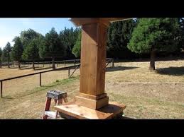 Traditional cedar porch post by mr. Cedar Column Wraps For The Covered Deck Youtube