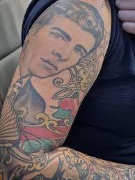 Eric Cooper at Guru Tattoo, San Diego.