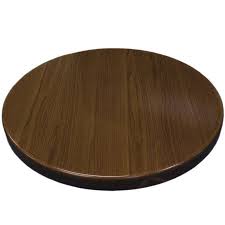 American Tables Seating Atr24 W Resin 24 Round Table Top Walnut Round Table Top Table Seating Restaurant Table Tops
