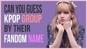 Guess The Kpop Group By Their Fandom Name Kpop Game Youtube Kpop Fandom Names Kpop Groups Kpop