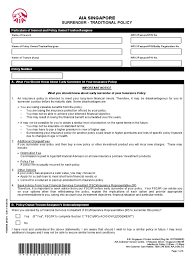 Reason(s) for the partial withdrawal and the. Aia Surrender Traditional Policy Insurance Indemnity