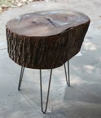How To Diy Stump Table 17 Apart Stump Table Tree Stump Table Make A Table