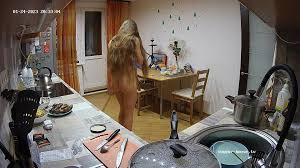 Watch Naked girl Ariela naked cleaning, Jan2423 | Naked people with Ariela  in Kitchen | The biggest Voyeur Videos gallery