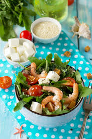 0 ratings0% found this document useful (0 votes). Festive Appetizer Salad With Shrimps Feta Cheese Arugula Cherry Tomato Stock Photo Crushpixel