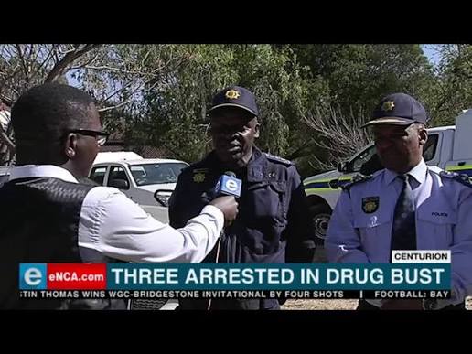 Three arrested in Centurion drug bust - YouTube