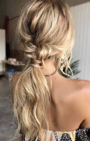 Beach Hair Style Messy Ponytail Hairstyles Long Hair Styles Wedding Hairstyles For Long Hair