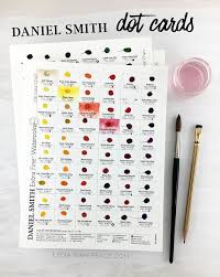 Daniel Smith 001900482 Watercolor 238 Dot Color Chart