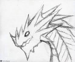 Dragon drawing, like the image to the left, is a lot easier than you might think. Drawing Simple Cool Easy Cool Simple Dragon Drawing