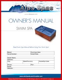 Temperature display can also be set to display in centigrade. Alps Spas Swim Spa Manual Manualzz