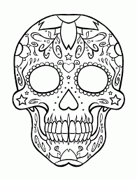 See more ideas about skull coloring pages, sugar skull. Sugar Skull Adult Coloring Page Coloring Home