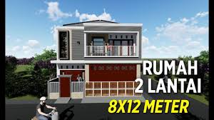 Maybe you would like to learn more about one of these? Desain Rumah 2 Lantai Interior Ukuran 8x12 Meter Youtube